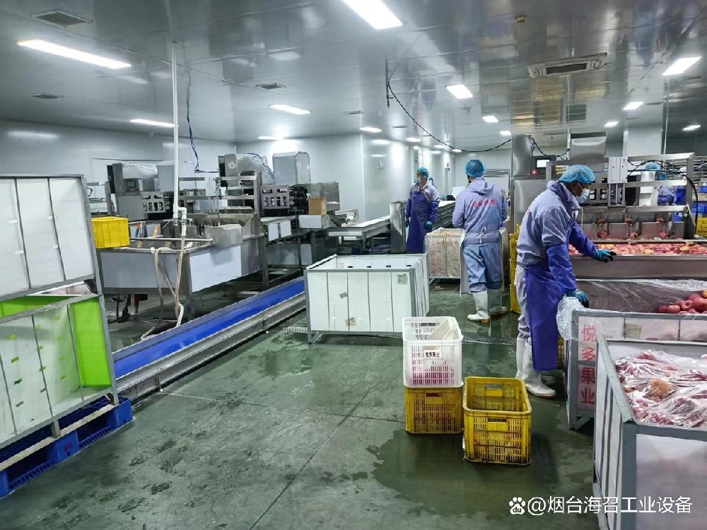 食品输送机械饮料生产线，烟台海召生产型企业